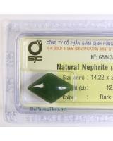 Viên đá ngọc bích nephrite DNBKD12.2