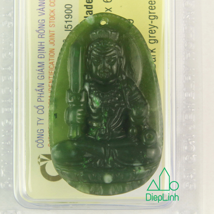 Phật Bất Động Minh Vương đá ngọc bích J51900