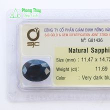 Viên đá sapphire xanh thiên nhiên SPKD11.69-G81436