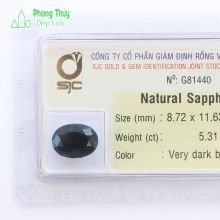 Viên đá sapphire xanh thiên nhiên SPKD5.31-G81440
