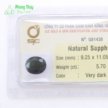 Viên đá sapphire xanh thiên nhiên SPKD5.7-G81438