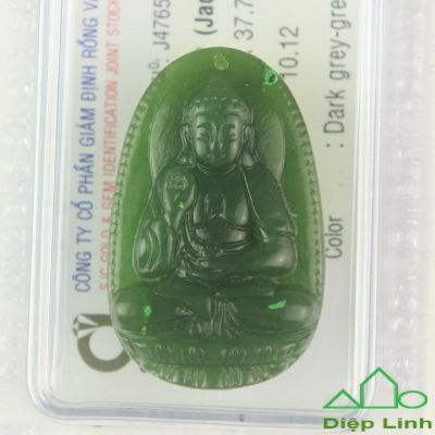 Phật bản mệnh ngọc bích A-di-đà J47654