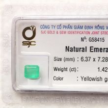 Đá emerald ngọc lục bảo NLB1.42