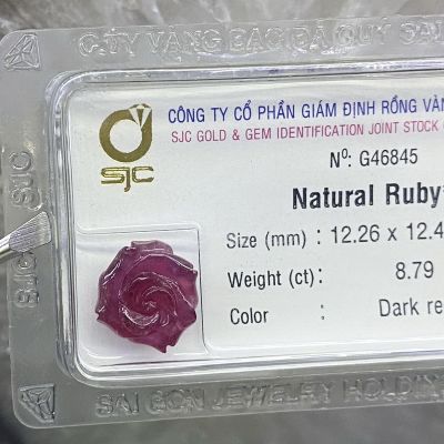 Hoa hồng đá quý ruby G46845