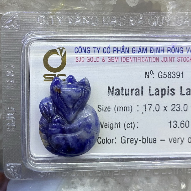 Hồ ly đá thiên thanh lapis lazuli lylapis13.6 G58391