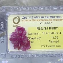 Hoa lưu Ly đá quý ruby G88757
