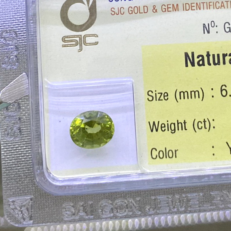 Viên đá peridot ngọc olivin G88869