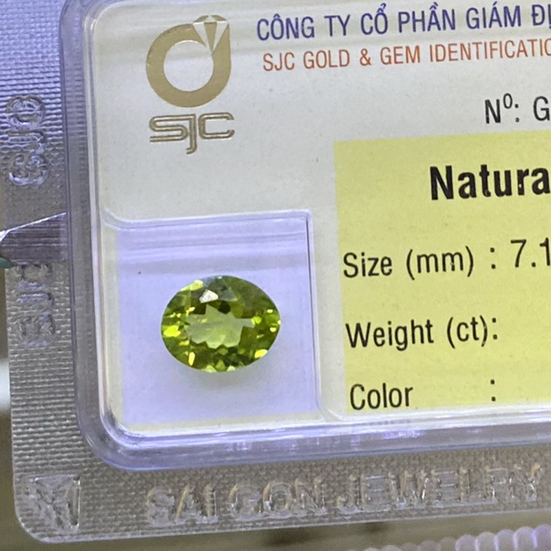 Viên đá peridot ngọc olivin G88875