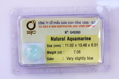 Ngoc xanh bien aquamarine