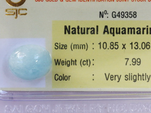 Trang suc aquamarine