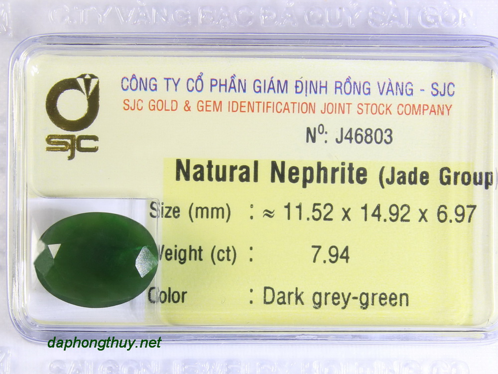 Vien da ngoc bich nephrite