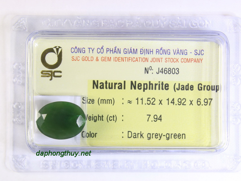 Vien da ngoc bich nephrite