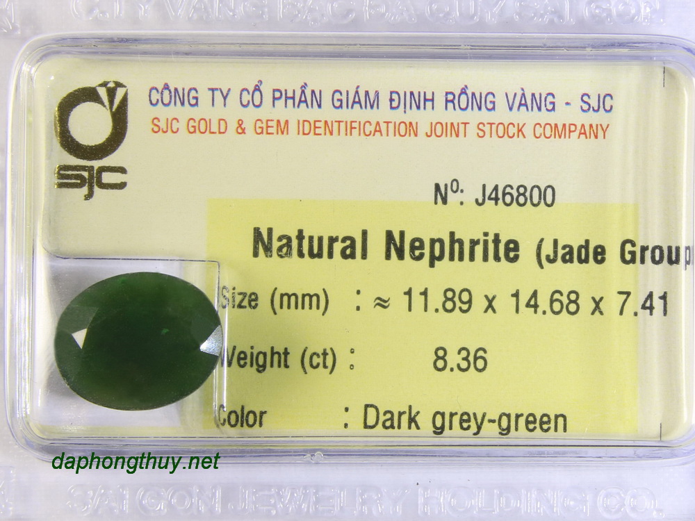 Vien da ngoc bich nephrite