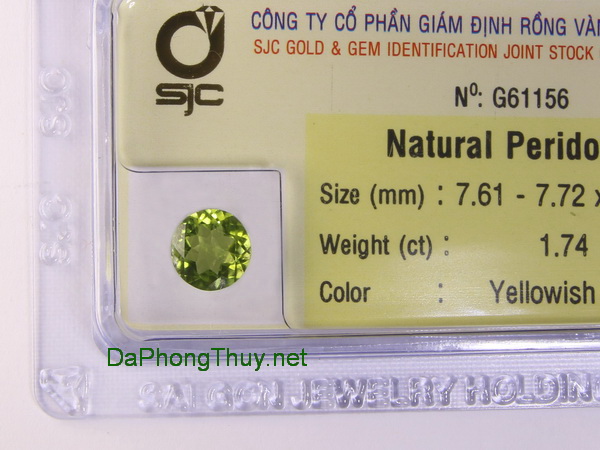 Da peridot ngoc olivin