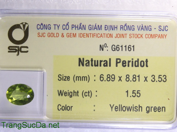 Da peridot ngoc olivin