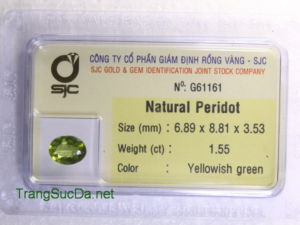 Da peridot ngoc olivin