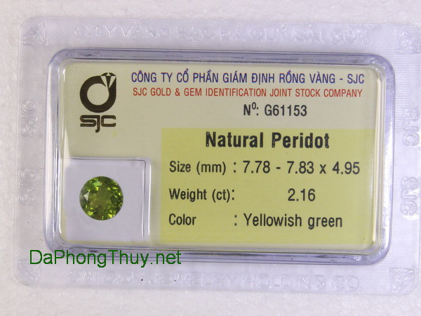 Da peridot ngoc olivin