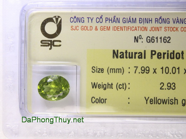 Da peridot ngoc olivin