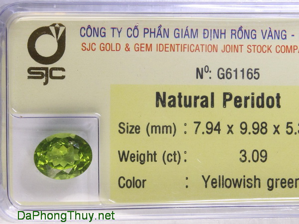 Da peridot ngoc olivin