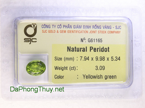 Da peridot ngoc olivin