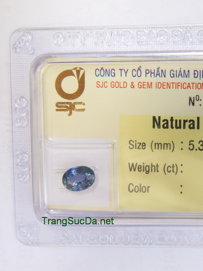 Da sapphire xanh bien Da sapphire xanh bien