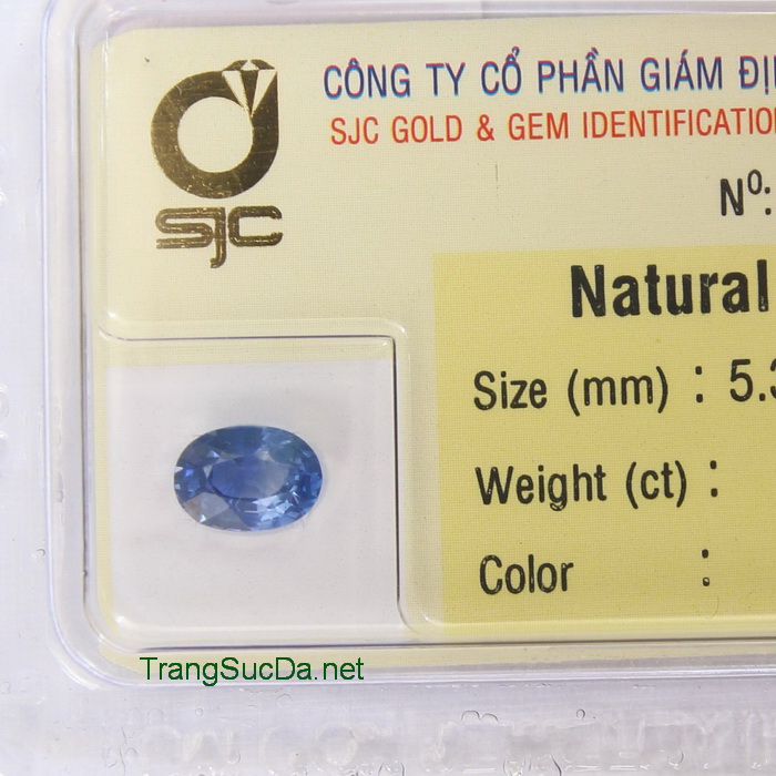 Da sapphire xanh bien Da sapphire xanh bien