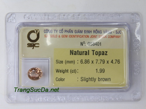 Da phong thuy topaz nau Da phong thuy topaz nau