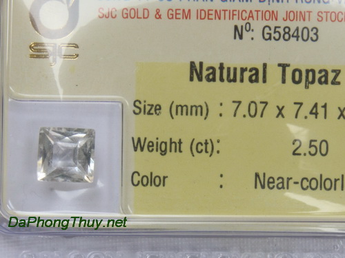 Da phong thuy topaz trang