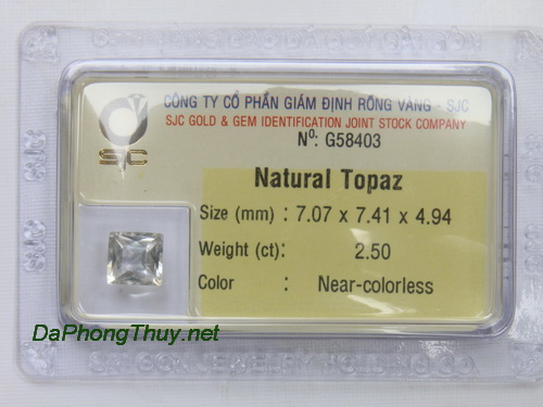 Da phong thuy topaz trang