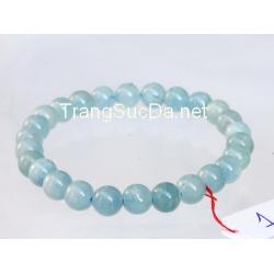 Vòng tay đá phong thủy Aquamarine 7li AQ1