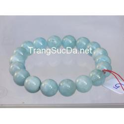 Vòng tay đá phong thủy Aquamarine 11li AQ5