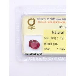 viên đá garnet ngọc hồng lựu GARNET3.05