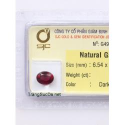 viên đá garnet ngọc hồng lựu GARNET2.39