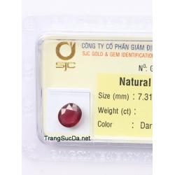 viên đá garnet ngọc hồng lựu GARNET1.82