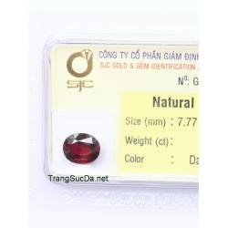 viên đá garnet ngọc hồng lựu GARNET3.566