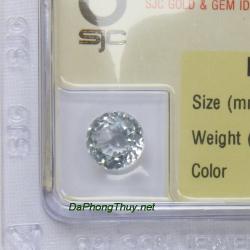 Viên đá phong thuỷ topaz trắng paz2.41