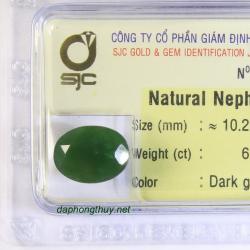 Viên đá mài giác ngọc bích nephrite J46802