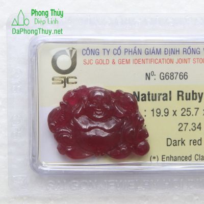 Phật Di Lạc Ruby G68766