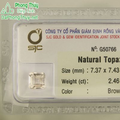 Đá phong thủy topaz nâu PAZ2.46