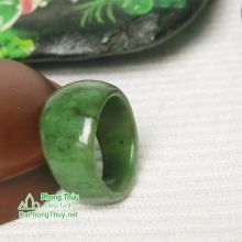 Nhẫn ngọc bích nephrite jade NBNK19-18.2