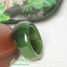 Nhẫn ngọc bích nephrite jade NBNK23-20