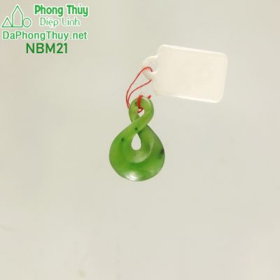 Mặt đá ngọc bích phong thủy NBM21b