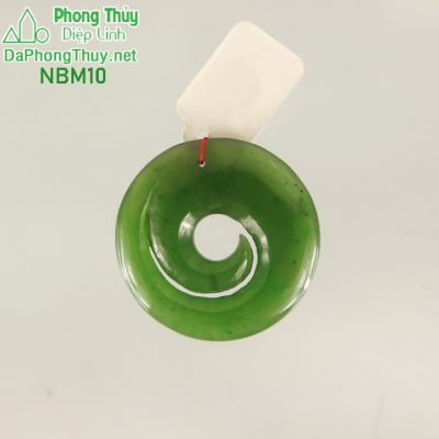 Mặt ngọc bích phong thủy no đủ NBM10