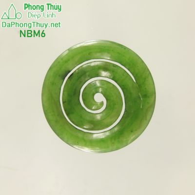 Mặt ngọc bích phong thủy no đủ NBM6