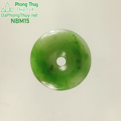 Ngọc bội đá ngọc bích nephrite NBM15