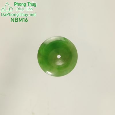 Ngọc bội đá ngọc bích phong thuỷ NBM16