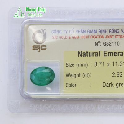 Đá emerald ngọc lục bảo NLB2.93