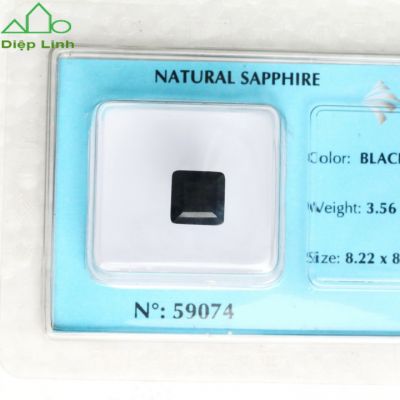 Viên đá sapphire đen SPD3.56-59074