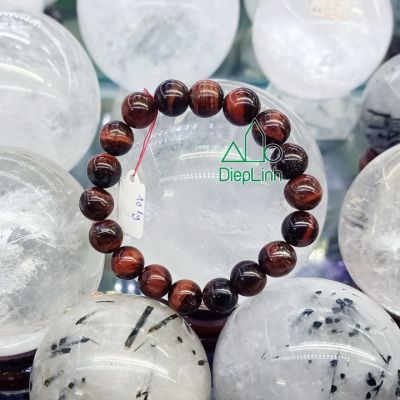 Vòng tay mắt hổ đỏ Tiger Eye 10mm