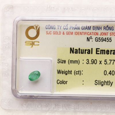 Đá emerald ngọc lục bảo NLB0.4a